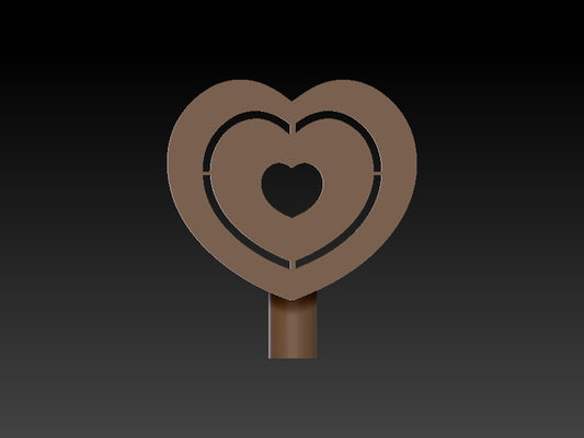 Heart, Bubble Wand (please contact for colour preferences)