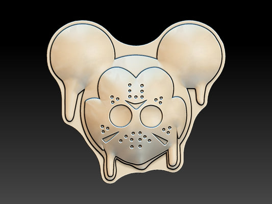 Halloween Jason Mouse, Bath Bomb Moulds