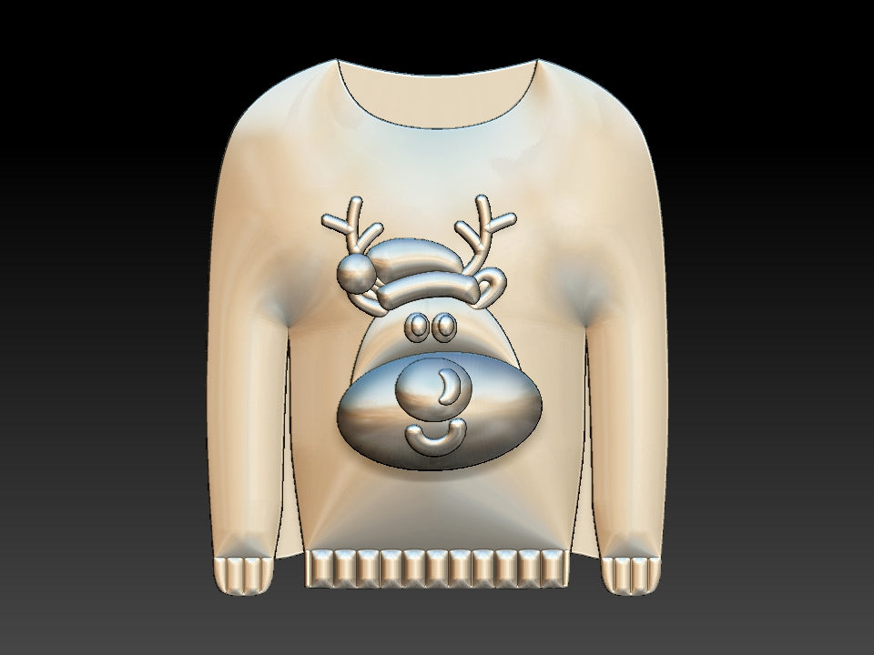 Ugly Christmas Sweater, Bath Bomb Mould