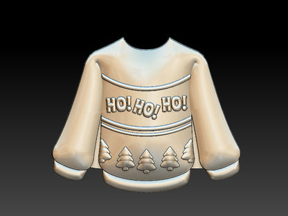 Ugly Christmas Sweater, Bath Bomb Mould