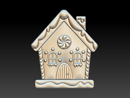 Christmas Houses, Bath Bomb Mould