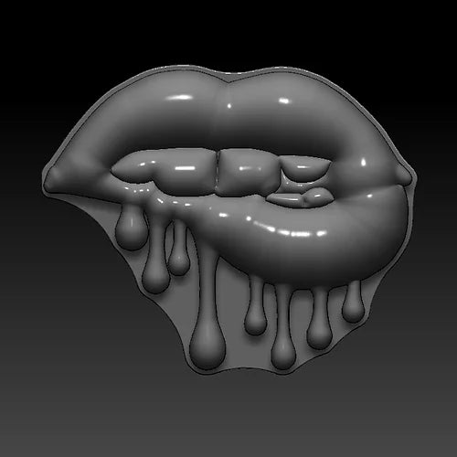 Dripping Lips Bath Bomb Mould