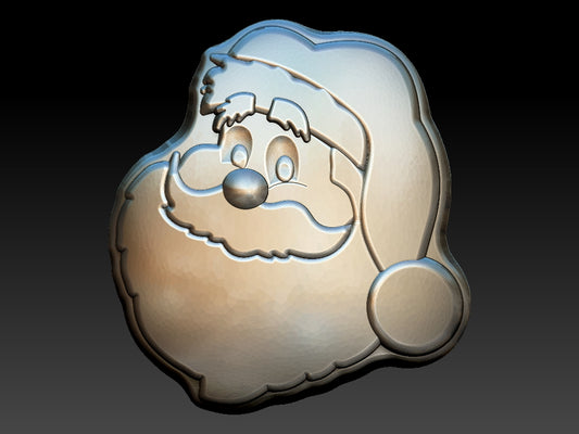 Santa Head, Bath Bomb Mould