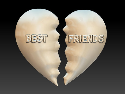 Best friends Hearts, Bath Bomb moulds