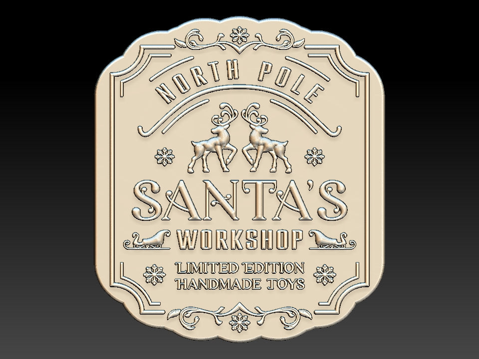 Santas Workshop, Bath Bomb Mould