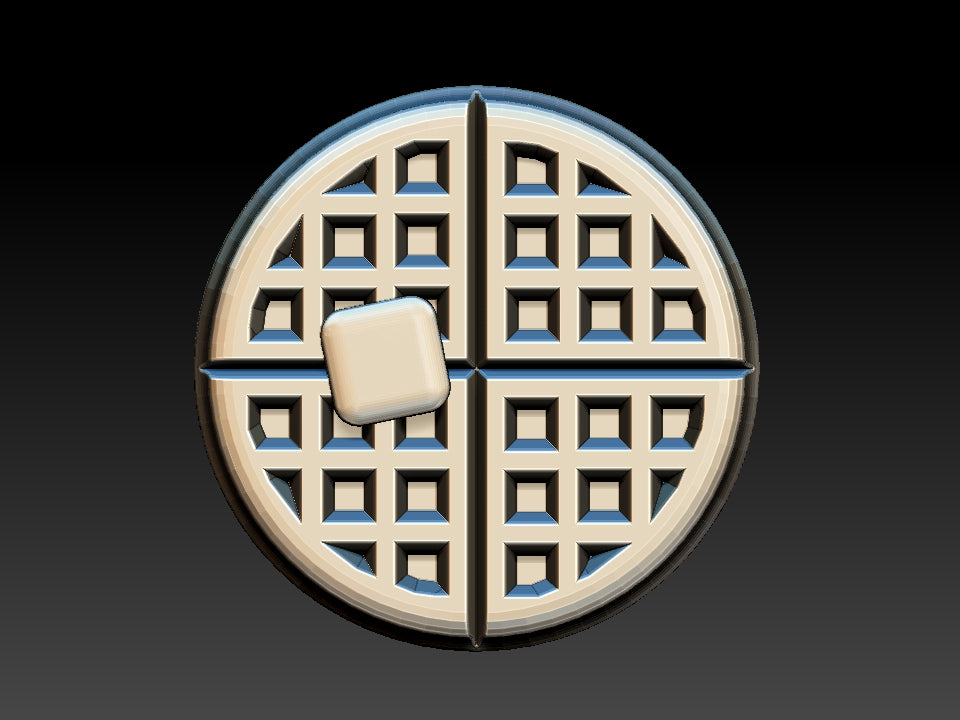 Waffle with Butter, Bath Bomb moulds